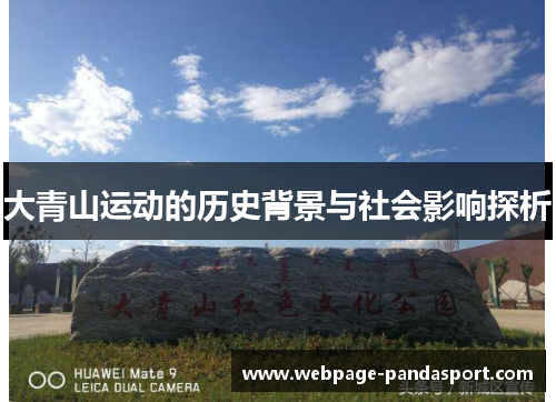 大青山运动的历史背景与社会影响探析
